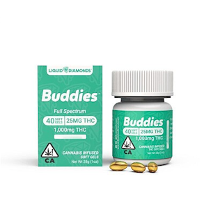 Buddies - BUDDIES | HYBRID CAPSULE LIQUID DIAMONDS 25MG 40PC