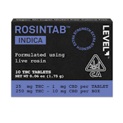 [LEVEL] TABLET - 260MG - 10PK - ROSINTAB SUBLINGUAL (INDICA)