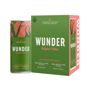 Wunder - 4-PACK HIGHER VIBES 20 WATERMELON BASIL
