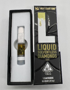 West coast cure - PEANUT BUTTER BREATH | LIQUID SOLVENTLESS DIAMONDS | 0.5G HYBRID