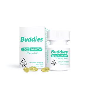 Buddies - BUDDIES | THC 100MG CAPSULE 10PC
