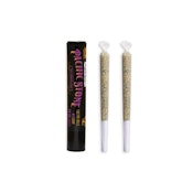 PACIFIC STONE PREROLL 0.5G INDICA WEDDING CAKE 2-PACK 1.0G