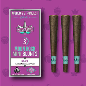 Presidential - GRAPE | MOON ROCK MINI BLUNT 3PK | INDICA