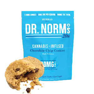 Dr. norm's - CHOCOLATE CHIP 20MG COOKIES | (5 COOKIES)