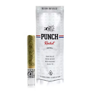 Punch edibles & extracts - MELLOW Z X PLATINUM OG | ROCKET ROSIN INF PREROLL |  (1.6G) HYBRID