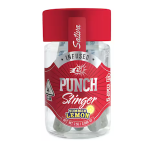 Punch edibles & extracts - SUMMER LEMON | STINGER 5PK INF PR 2.5G SATIVA