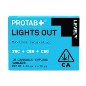 [LEVEL] TABLET - 250MG - 10PK - PROTAB PLUS - LIGHTS OUT (INDICA)