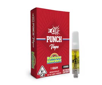 Punch edibles & extracts - RAINBOW SHERBERT | PUNCH EXTRACTS DISTILLATE CART | (1G) HYBRID