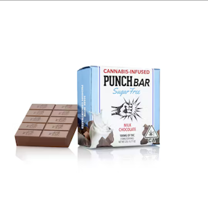 Punch edibles & extracts - SUGAR-FREE MILK CHOCOLATE | SOLVENTLESS PUNCHBAR 100MG