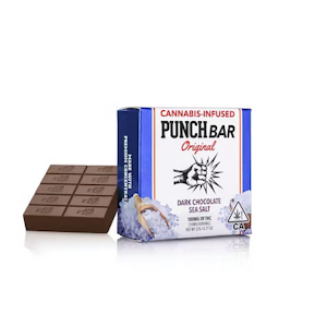 Punch edibles & extracts - [PUNCH] EDIBLE - 100MG - SEA SALT DARK CHOCOLATE BAR (H)