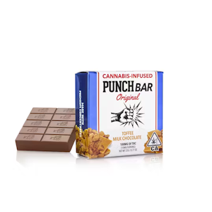 Punch edibles & extracts - TOFFEE MILK CHOCOLATE | PUNCHBAR PUNCH EDIBLES 100MG
