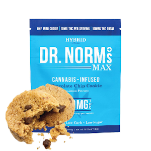 Dr. norm's - MAX CHOCOLATE CHIP COOKIE | DR. NORM'S 100MG