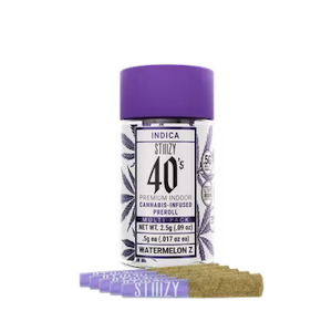 Stiiizy - 40S | WATERMELON Z INF PREROLLS 5PK | 2.5G INDICA