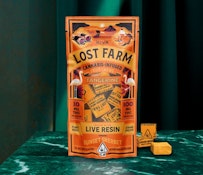 [LOST FARM] LIVE RESIN CHEWS - 100MG - TANGERINE SUNSET SHERBET (H)